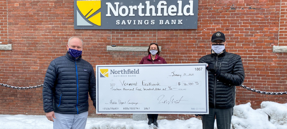 Vermont Foodbank Check Presentation