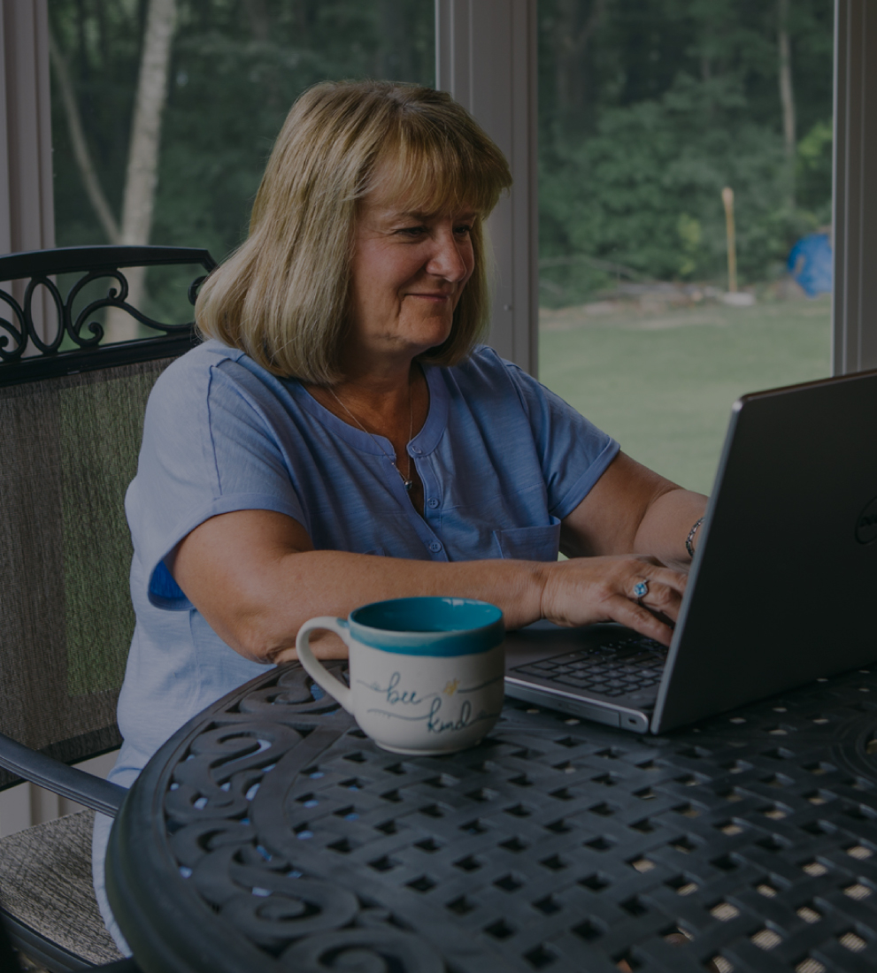 Woman on laptop