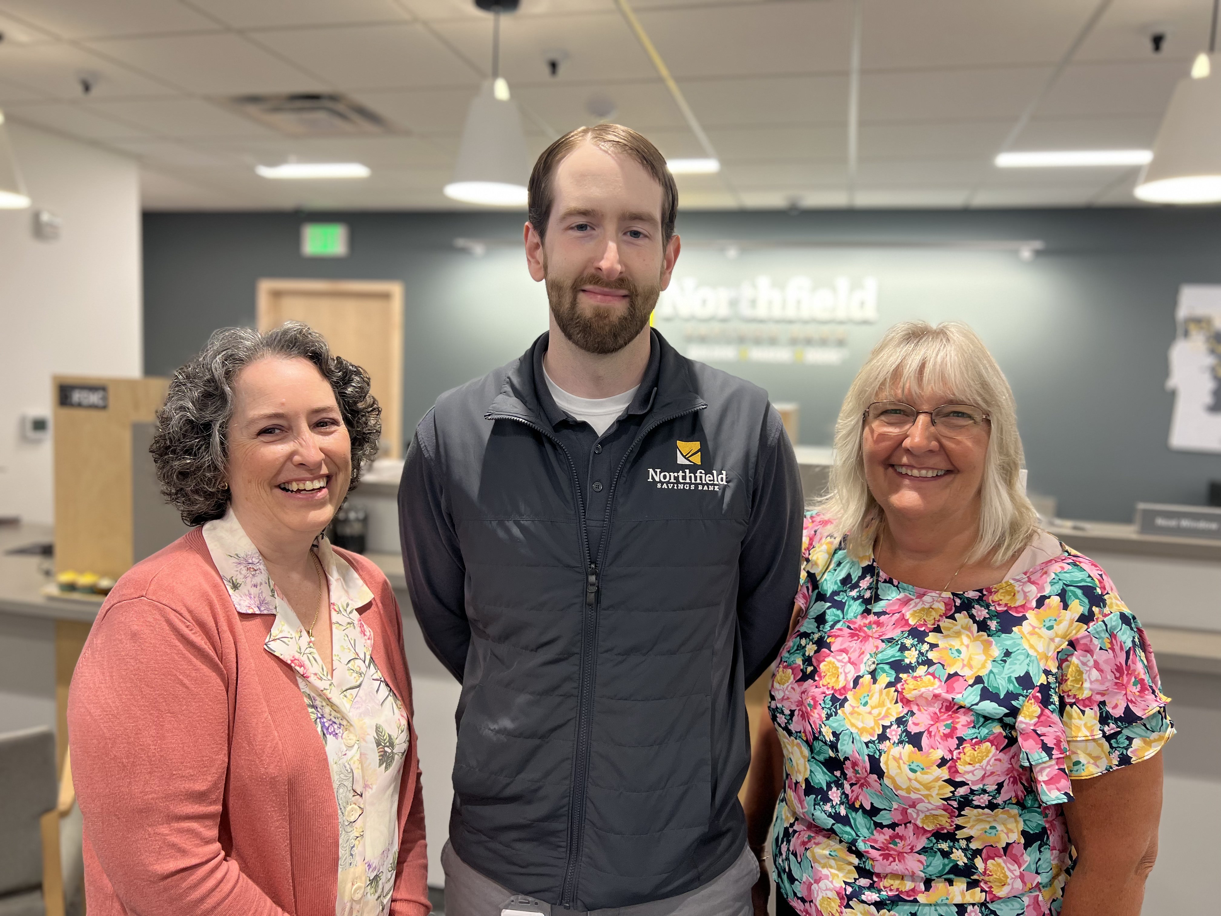 NSB Employees Peggy Zugaro, Keith Letourneau, and Lynn Robert