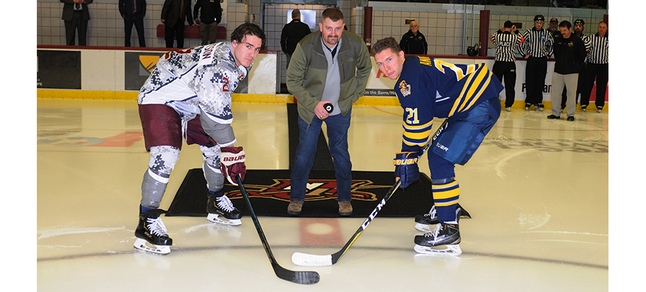 Clayton Feiler Puck Drop