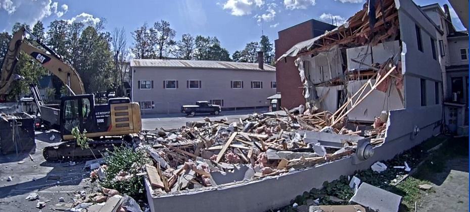 Northfield Savings Bank construction 