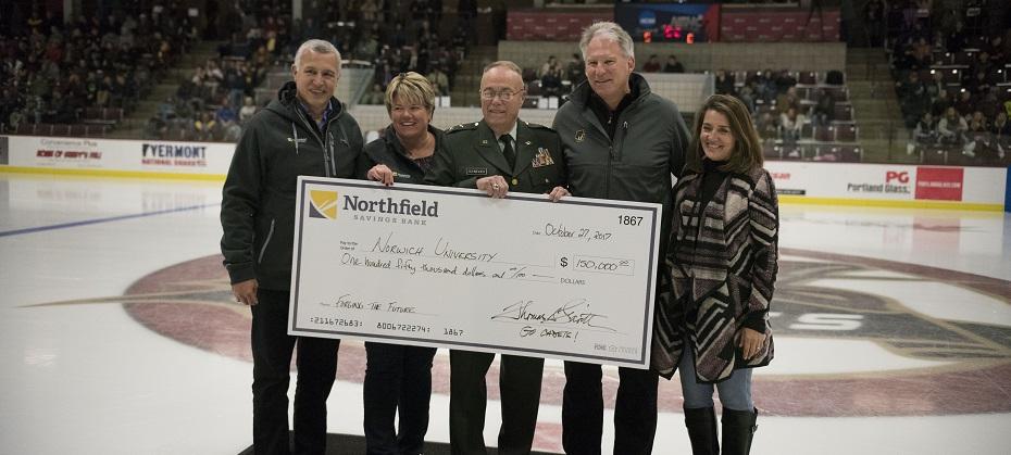 NSB check presentation to NU 